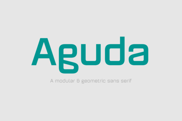 Aguda Family for Modern Branding and Design