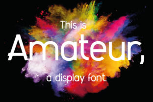 Amateur Font for Small Business Branding and Design