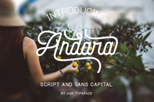 Andara Script for Editorial Design and Creative Branding