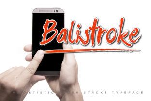 Balistroke: The Script Handwritten Font for Bold Branding and Digital Impact
