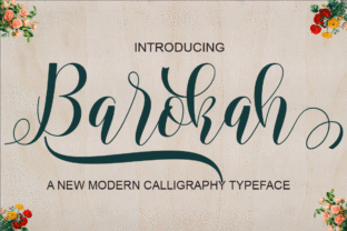 Barokah: A Script Handwritten Font for Modern Web Design