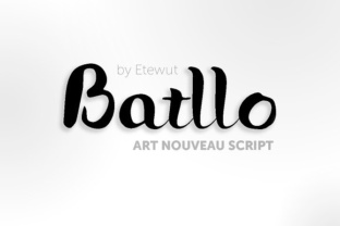 Batllo: A Script Font That Adds Art Nouveau Charm to Your Creations