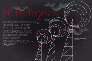 BD Radiogram: A Delicate Font for Handmade Elegance