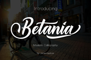 Betania: A Script Handwritten Font for Creative Branding