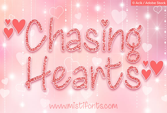 Chasing Hearts: A Font That Elevates Your Brand with Warmth and Style