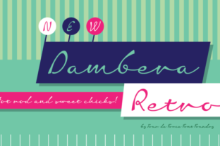 Dambera: A Script Handwritten Font for Editorial Design and Branding