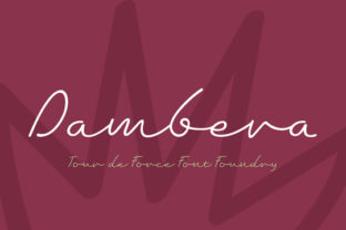 Dambera Retro: A Script Font for Creative Handmade Products
