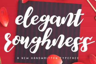 Elegant Roughness: A Handwritten Font for Editorial Expression