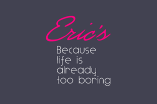 Eric s: A Handwritten Font for Creative Crafters and Product Makers