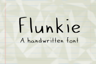 Flunkie: A Clean Handwritten Font for Modern Branding