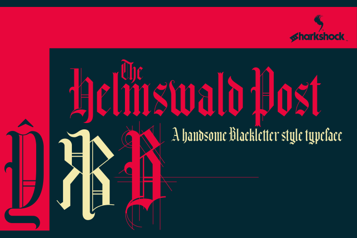 Helmswald Post: A Blackletter Font with Modern Soul