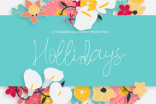 Hollidays: A Versatile Script Handwritten Font for Designers