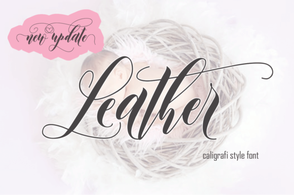 Leather: A Script Handwritten Font for Editorial Elegance