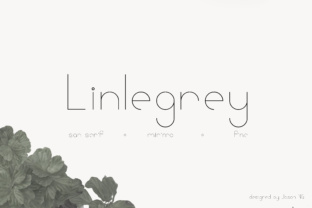 Linlegrey: A Sans Serif Font for Modern Editorial Design