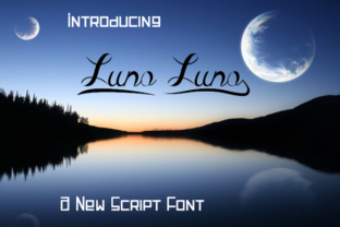 Luna Luna: A Script Font for Dynamic Branding and Social Media Impact