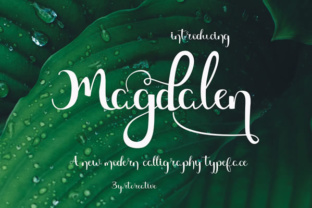 Magdalen: A Modern Calligraphy Font for Editorial Design and Branding