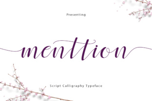 Menttion Script: A Handwritten Font for Creative Branding
