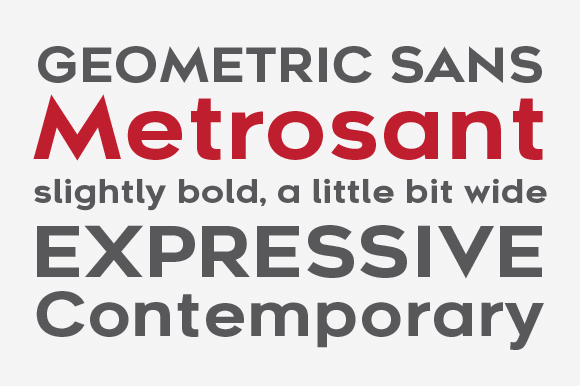 Metrosant for Modern Branding and Clean Design