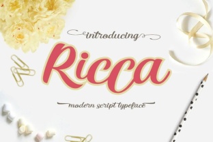 Ricca: A Script Handwritten Font for Branding That Feels Real