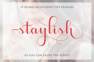Staylish Upright: A Script Handwritten Font for Creative Crafters and Product Makers