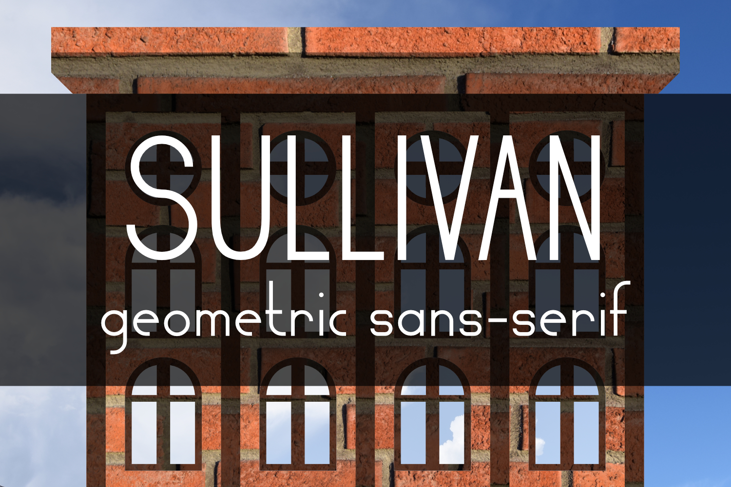 Sullivan: A Tall Geometric Sans Serif Font for Modern Web Design
