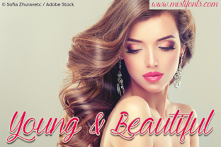 Young and Beautiful: A Script Handwritten Font for Campaign Creativity